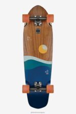 Globe Brand teca/océanos chaqueta cruzada grande de 32" 68L0T106 patinetas