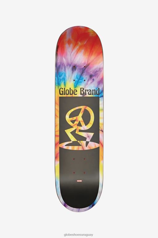 Globe Brand tinte espiral/negro hombre de la paz mediados de 7,6" cubierta 68L0T209 patinetas - Image 1
